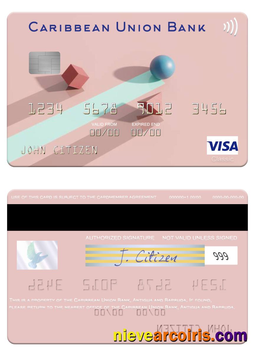 Antigua and Barbuda Caribbean Union Bank visa card